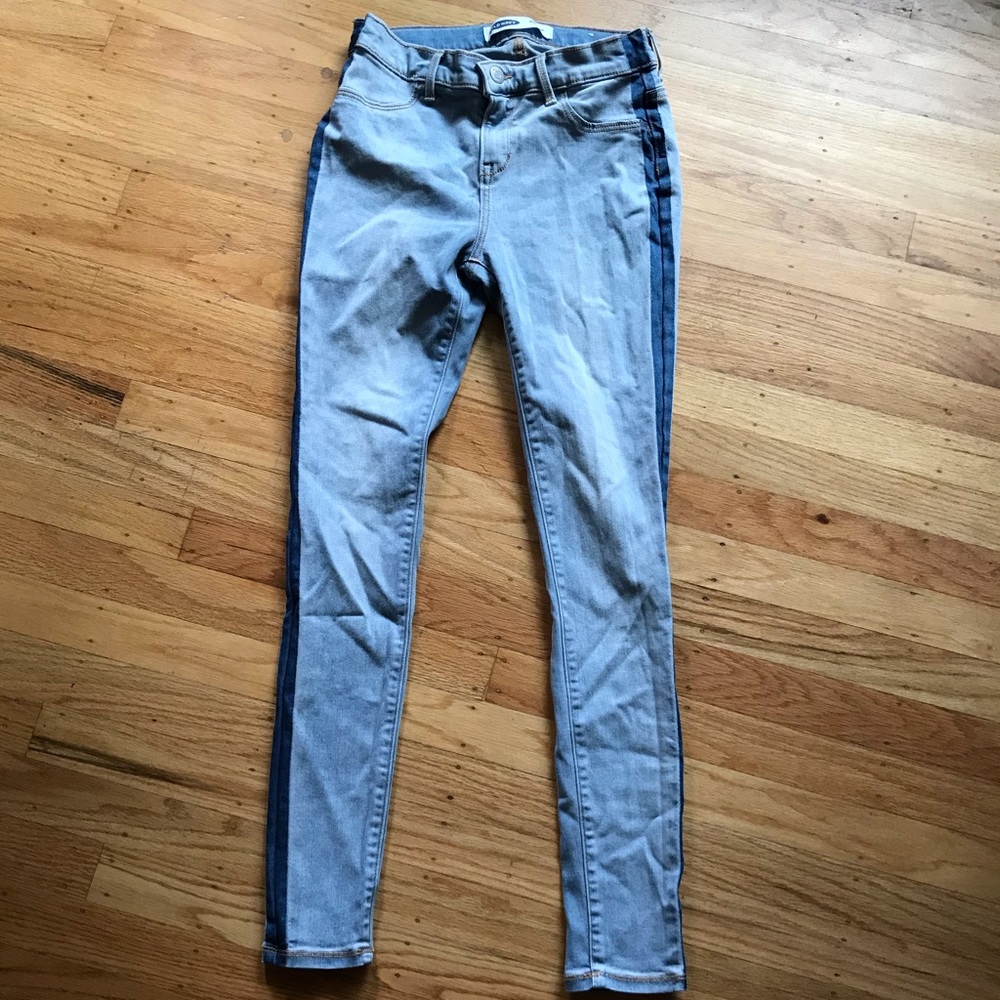 ballerina jeggings w/ stripes